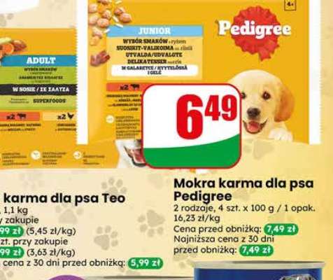 Mokra karma dla psa Pedigree