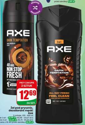 żel pod prysznic, dezodorant męski Axe