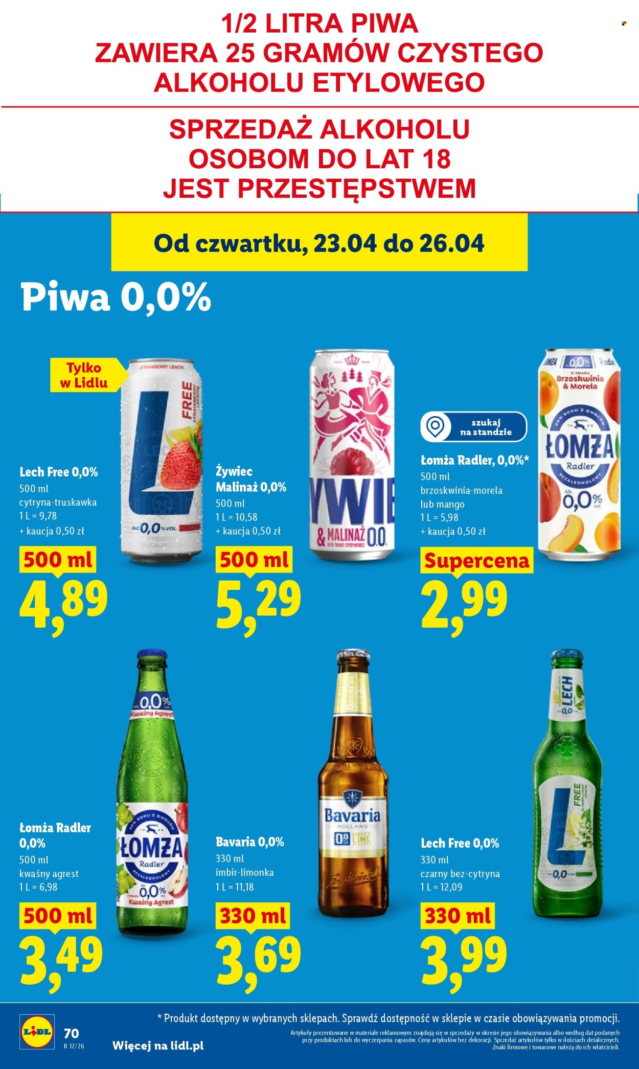 Gazetka Lidl - 23.04.2026 - 26.04.2026. Strona 70
