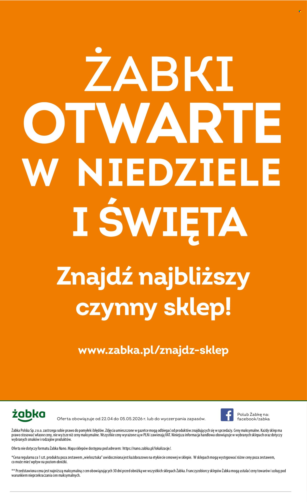Gazetka Żabka - 22.04.2026 - 5.05.2026. Strona 18