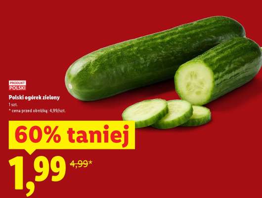 Polski ogórek zielony