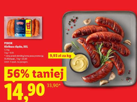 PIKOK Kiełbasa śląska, XXL