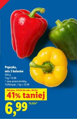 Papryka, mix 3 kolorów