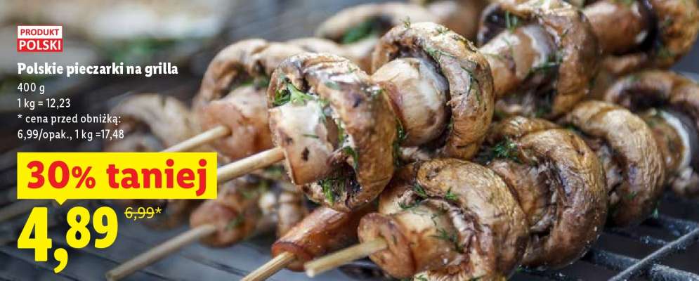 Polskie pieczarki na grilla
