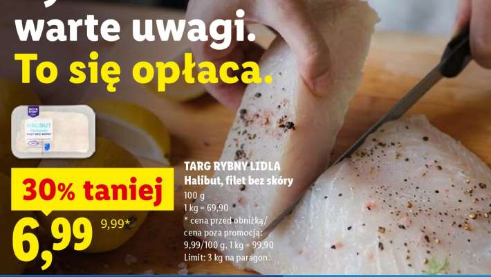 HALIBUT FILET BEZ SKÓRY