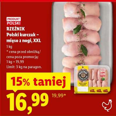 Polski kurczak - mięso z nogi, XXL