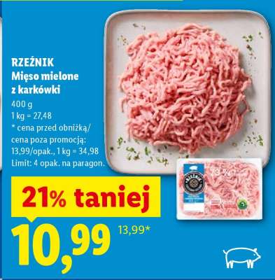 RZEŹNIK Mięso mielone z karkówki