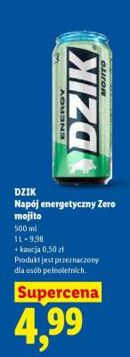 DZIK Napój energetyczny Zero mojito
