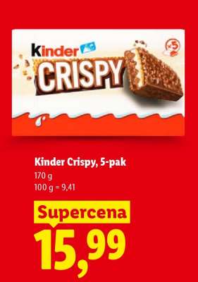 Kinder Crispy, 5-pak