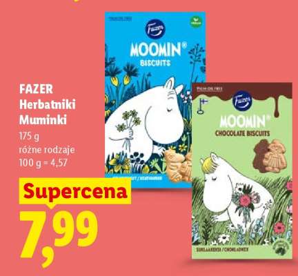 FAZER Herbatniki Muminki
