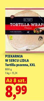 Tortilla pszenna, XXL
