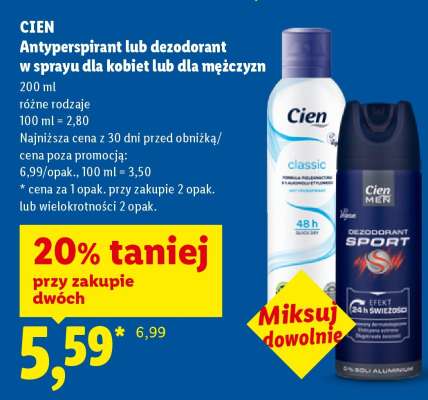 CIEN Antyperspirant lub dezodorant