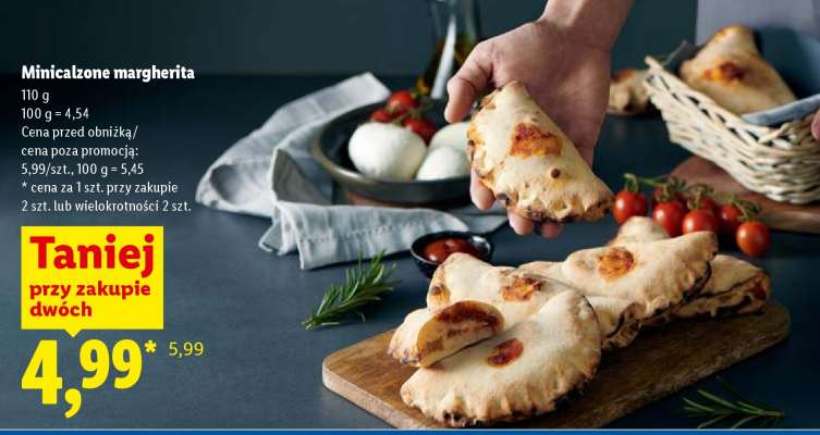 Minicalzone margherita