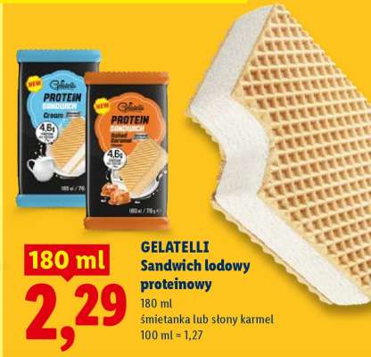GELATELLI Sandwich lodowy proteinowy