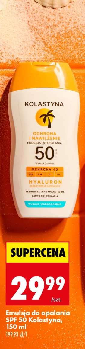 Emulsja do opalania SPF 50 Kolastyna, 150 ml