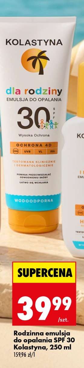Rodzinna emulsja do opalania SPF 30 Kolastyna, 250 ml