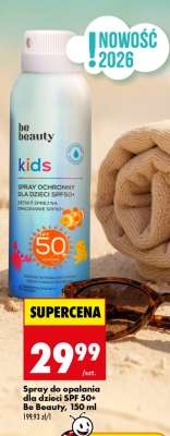 Spray do opalania dla dzieci SPF 50+ Be Beauty, 150 ml