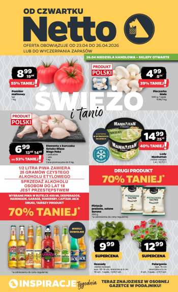 Gazetka Netto - 23.04.2026 - 26.04.2026.