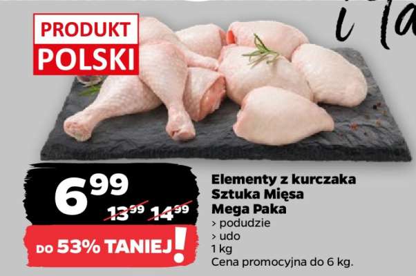 Elementy z kurczaka Sztuka Mięsa Mega Paka