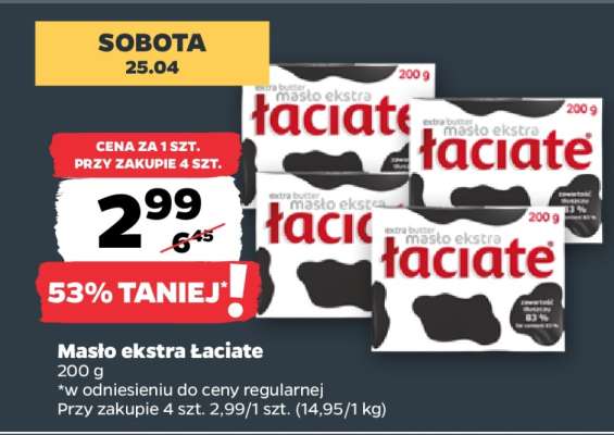 Masło ekstra ŁACIATE