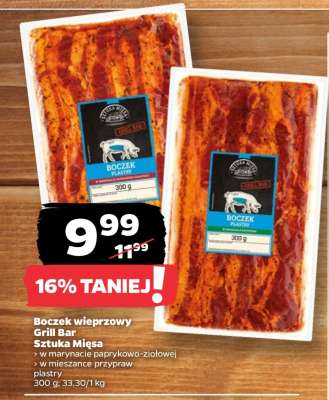 Boczek wieprzowy Grill Bar