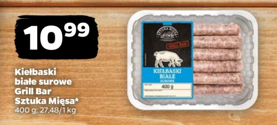 Kiełbaski białe surowe Grill Bar Sztuka Mięsa