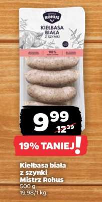 Kiełbasa biała z szynki Mistrz Rohus