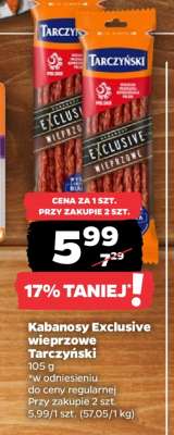 Kabanosy Exclusive wieprzowe Tarczyński