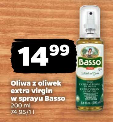Oliwa z oliwek extra virgin w sprayu Basso