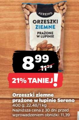 Orzeszki ziemne prażone w łupinie Sereno