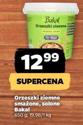 Orzeszki ziemne smażone, solone Bakal
