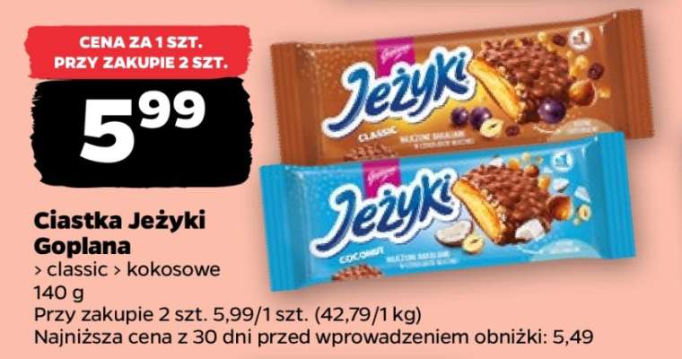 Ciastka Jeżyki Goplana