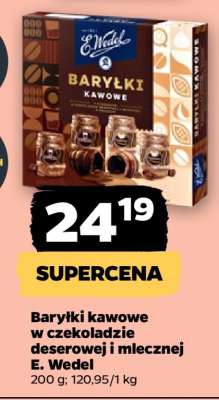 Baryłki kawowe w czekoladzie deserowej i mlecznej E. Wedel