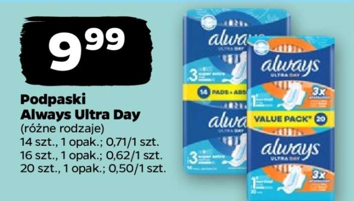 Podpaski Always Ultra Day