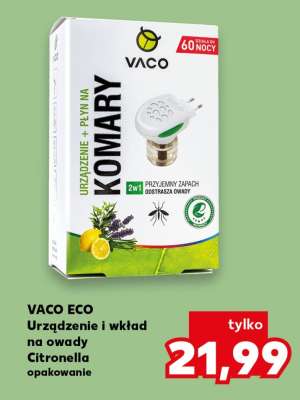 VACO ECO Urządzenie i wkład na owady Citronella opakowanie