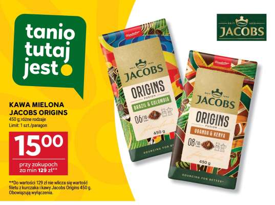 Kawa mielona Jacobs Origins