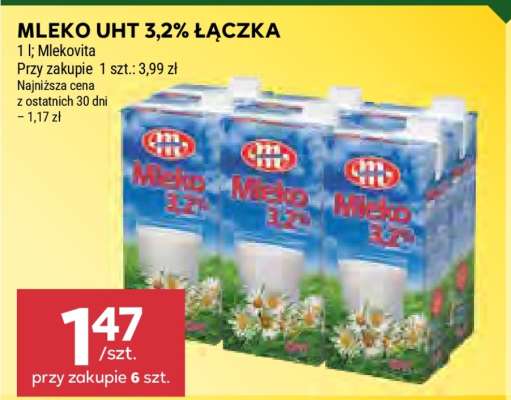 MLEKO UHT 3,2% ŁĄCZKA
