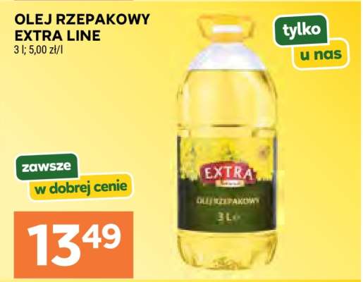 OLEJ RZEPAKOWY EXTRA LINE