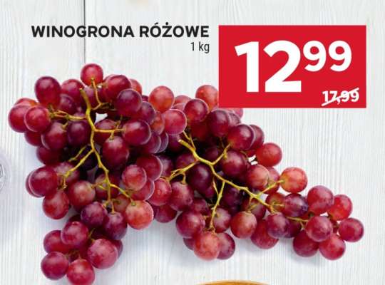 Winogrona różowe