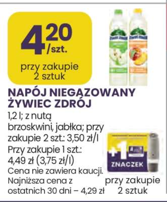 Napój niegazowany ŻYWIEC ZDRÓJ