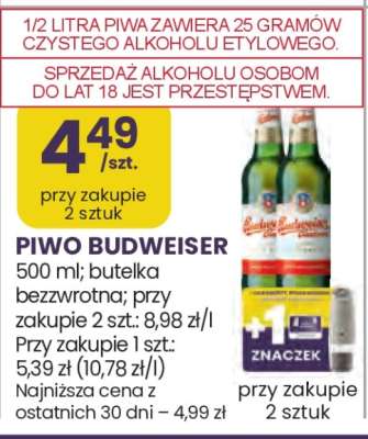 Piwo Budweiser