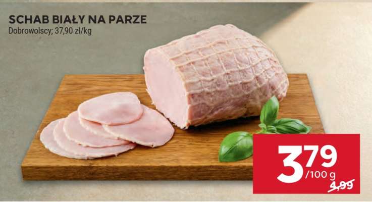 Schab biały na parze