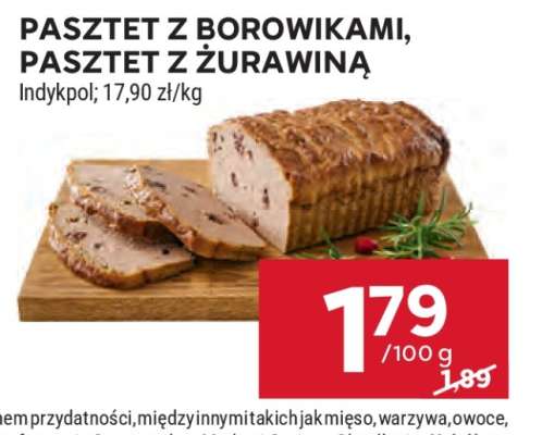 Pasztet z borowikami, pasztet z żurawiną