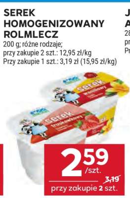 Serek homogenizowany Rolmlecz