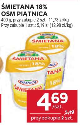Śmietana 18% OSM Piątnica
