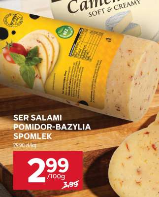 Ser Salami Pomidor-Bazylia Spomlek