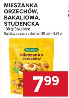Mieszanka Orzechów, Bakaliowa, Studencka