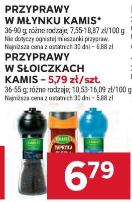 Przyprawy w słoiczkach Kamis