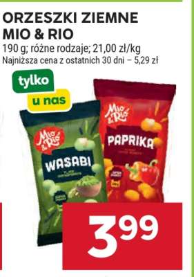 ORZESZKI ZIEMNE MIO&RIO