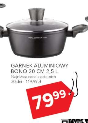 GARNEK ALUMINIOWY BONO 20 CM 2,5 L